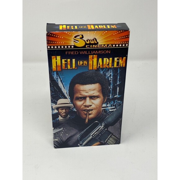 Hell Up In Harlem VHS Fred Williamson Soul Cinema w/Sleeve 1973 Rated R Nice! - Picture 1 of 5